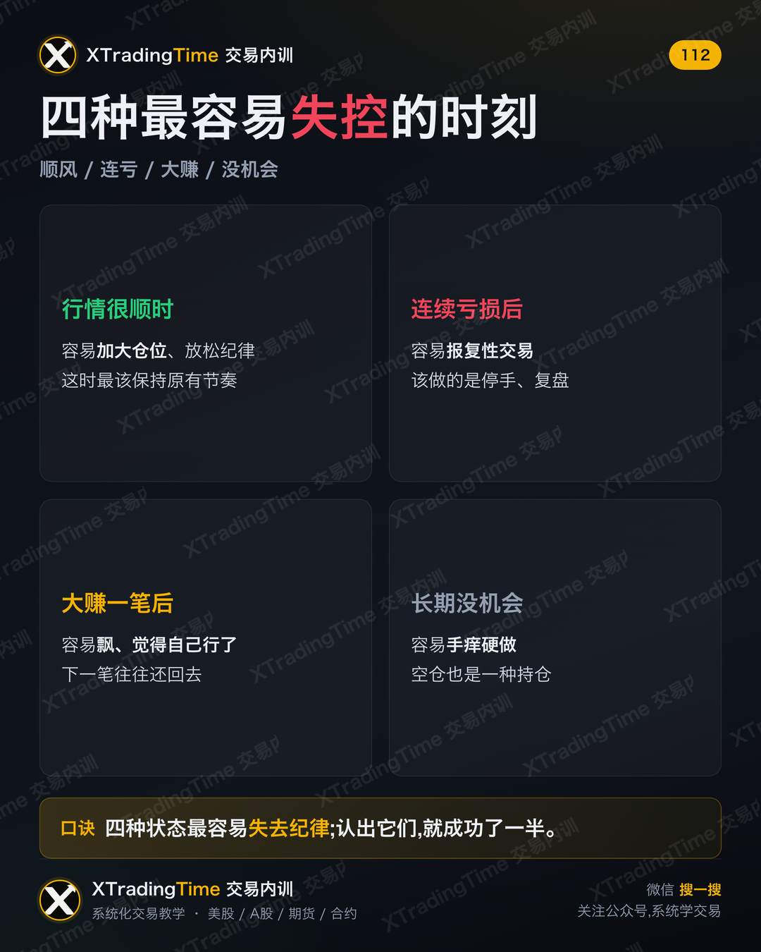 四种最容易失控的时刻